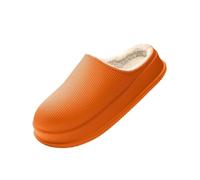 Pantuflas Hombre Zapatillas De Casa EVA For Otoño E Invierno, For Mujer Y Hombre, For Interior Del Hogar, Talla Grande 46 47, For Parejas, Impermeables, Antideslizantes, Suela Gruesa(Orange,40-41)