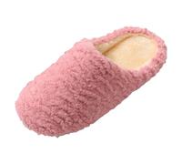 Pantuflas japonesas para mujer, primavera, otoño, invierno, pareja, silenciosas, suaves, para el hogar, para hombres y mujeres, suelo de madera, antideslizantes, silenciosas, Rojo sandía, 38 EU