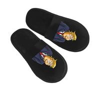 Pantuflas Las Expresiones Faciales De Donald Trump Mullidas Slippers Cálidos Zapatos De Algodón Para Dormitorio Unisex Viaje L