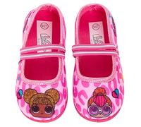 Pantuflas LOL Surprise para niñas, fáciles de sujetar, para interiores, casa, rosa, zapatillas de ballet para bebés, multicolor, 13 UK Child