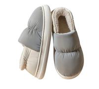 Pantuflas Mujer Invierno Cerradas - Zapatillas Invierno Mujer Casa Cálidos Comodos on Cloud Pelusa Forro Ligera Suave Suelas Pantuflas Moda Salvaje Invierno Antideslizantes Diaria Casual Slippers