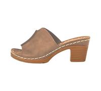 Pantuflas Mujer Tacones Altos Elegantes Sandalias Verano Zapatos con Tacón Verano Tacón Bloque Pantuflas Cómodas Zapatos de Mujer Zapatos de Ocio Open Toe Zapatillas Zapatillas de Vacaciones, marrón
