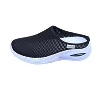 Pantuflas Mujer Verano mulas antideslizantes Abierta Zapatos de Playa Diseño simple y elegante Uso cotidiano muy práctico Prácticas para el día a en hogar e interior#Z