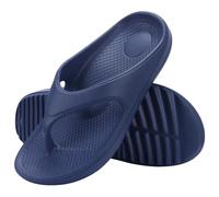 Pantuflas Mujer Verano Sandalias Planas for Mujer Zapatillas Casa Antideslizante al Aire Libre Diapositivas de Playa Unisex Respiración ortopédica Suave(Blue,42)