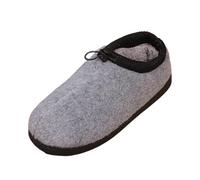Pantuflas Mujeres/Niños Inicio Otoño e Invierno Pareja Modelos Paquete con Tacón Cott-On Zapatos de Interior Antideslizante Caliente Fondo Grueso Zapatos Blancos Cómodos Mujer, gris, 43 EU