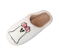 Pantuflas negras para mujer, pantuflas de casa para mujer, de espuma viscoelástica, con forro polar de felpa, deslizadores antideslizantes, Pink, 41 EU