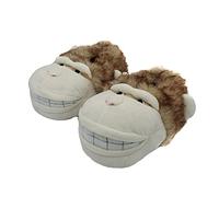 Pantuflas novedosas para mujer, diseño de mono feliz, jirafa, araña, animales, para mujeres y hombres, mono, 39/42 EU