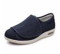 Pantuflas ortopédicas para diabéticos extra anchas y ajustables para hombre, transpirables, antideslizantes, cómodas para aliviar edema hinchado, 008, 41EU