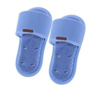 Pantuflas para Fregar Pies, 1 par de Cepillos Limpiadores de Pies de Ducha de Silicona de 360 grados para Exfoliar, Cepillo de Limpieza para Lavapiés con Ventosa (BLUE)