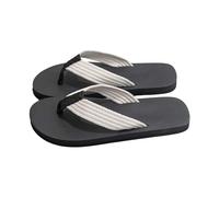 Pantuflas para hombre de verano ligeras, separadores de dedos para hombre, de piel con plantilla, sandalias de playa, de secado rápido, transpirables, antideslizantes, zapatos planos, clásicos