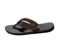 Pantuflas para hombre, talla 11, antideslizantes, transpirables, con clip, de gran tamaño, parte inferior plana, pantuflas peludas para hombre, Black, 42 1/3 EU