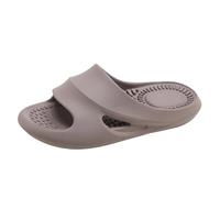 Pantuflas para hombres y mujeres para uso al aire libre en verano, sandalias gruesas antideslizantes para hombres y mujeres, pantuflas casuales de playa con un sentido para interiores y exteriores