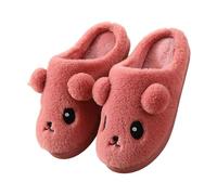 Pantuflas para mujer Cloud Sliders para mujer, pantuflas esponjosas del Reino Unido, talla S, 6, espalda cerrada, espuma viscoelástica, deslizadores con soporte de arco, hot pink, 40 EU