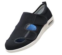 Pantuflas para Mujer comodas y calientitas,Larghe per Piedi Gonfi Scarpe da Passeggio Regolabili La Neuropatia Dolorosa dei Degli Anziani.black-41