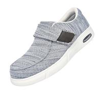 Pantuflas para Mujer comodas y calientitas,Scarpe da uomo adattive antiscivolo larghezza Comfort dei diabetici con Pantofole Extra Larga Uomo Memory Foam,Grey,48