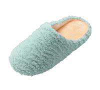 Pantuflas para mujer y hombre, dibujos animados, lindas y acogedoras, ligeras, pantuflas de invierno, alivio del dolor, pantuflas antideslizantes, suaves y esponjosas, para interior y exterior, verde