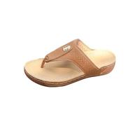 Pantuflas para mujer, zapatillas de verano para mujer, sandalias de meter para mujer, sandalias para mujer, zapatos de playa para mujer, zapatos descalzos para mujer, sandalias de ajuste ancho, Brown