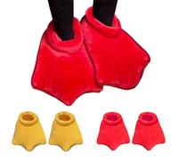Pantuflas para parejas de Rigolo Zapatillas 3D Pata de Pato Mujer Hombre - Cómodo - Cálido - Invierno - Casa - Zapatos Unisex Animal Fantasía Peluche Pantuflas Pata Cosplay
