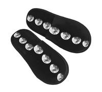 Pantuflas Patrón De Luna Creciente Y Menguante Pantuflas De Invierno Cómodo Suaves Zapatos De Casa Para Mujer Viaje Spa M