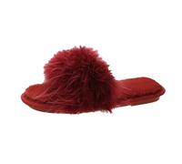 Pantuflas planas de plumas de avestruz para mujer, suela plana, puntera abierta, zapatos de casa de diseño cómodo, deslizadores novedosos, ligeros, transpirables, minimalistas, informales, para