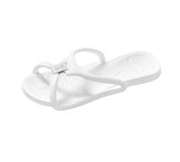 Pantuflas plegables para hombre, para viajes, hotel, no para viajes, cómodas para interiores, hogar, baño, con hombres y mujeres, para interiores y exteriores, talla 15-16, grande y alto, White, 42.5