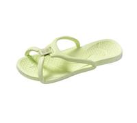 Pantuflas plegables para parejas, para viajes, hotel, no para viajes, cómodas para el hogar, baño, para hombres y mujeres, talla 6 para niños grandes, Green, 36 1/3 EU