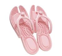 Pantuflas plegables Zapatillas de masaje plegables for viajes al aire libre, chanclas plataforma for Hotel for hombres, antideslizantes for el baño y hogar for mujeres Para uso turístico(Pink,43-44)