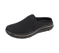Pantuflas suaves para mujer, hombre, ligeras, informales, transpirables, antideslizantes, antideslizantes, para hombre, talla 35-48, Negro , 37 EU
