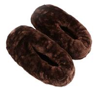 Pantuflas Térmicas De Invierno Con USB, Tecnología De Calentamiento Rápido For Pies Cómodos Y Relajantes En Días Fríos(Brown)
