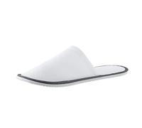 Pantuflas térmicas para mujer, de terciopelo coral, suela antideslizante, de algodón, desechables, f, 40 EU