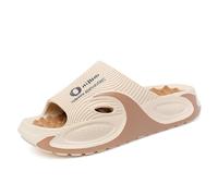 Pantuflas Transpirables de Punta Abierta para una Comodidad Informal en la Playa, con Plantilla de Masaje, Ideales para Uso en Interiores y Exteriores. Unisex