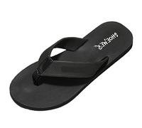 Pantuflas unisex antideslizantes antideslizantes de lino zapatillas antideslizantes zapatillas cómodas unisex suaves Cozislides antideslizantes chanclas interiores y exteriores, Negro , 39 EU