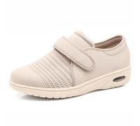 Pantuflas unisex para diabéticos de ajuste ancho, transpirables, antideslizantes, zapatos para edema para pies hinchados, calzado ortopédico cómodo para personas mayores y diabéticos, para todas las