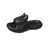 Pantuflas Zapatillas bonitas con personalidad a la moda for mujer, de verano, for interior y hogar, se pueden usar fuera, sandalias de fondo grueso, zapatillas de una palabra for mujer Zapatos de vera