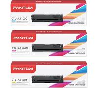 PANTUM 3-Pack CTL-A2100C/M/Y Original Cartucho de Toner , Compatible con la Impresora láser de Color CP2100DW CM2100DW CM2100ADW, Capacidad 1000 páginas