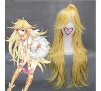Panty and Stocking with Garterbelt-Panty Yellow Blonde Anime Cosplay wig+ Wig Cap