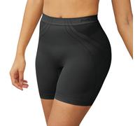 Maidenform Pantalón Corto de Cintura Dms091 para sentirse Bien a la Moda Cinturón Moldeador, Negro, M para Mujer