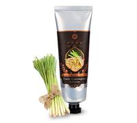 Panu Natural Crema de pies de hierba de limón - Crema rica para pies muy secos - Cuidado intensivo de los pies desde Tailandia - Crema de pies eficaz contra las callosidades - Bálsamo de pies vegano