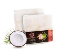 Panu Soaps Coco - Jabón de Ducha Vegano para Todo Tipo de Piel - Jabón Natural como Gel de Ducha Sólido y Champú Sólido - Jabón de Ducha Natural como Gel de Ducha Sólido