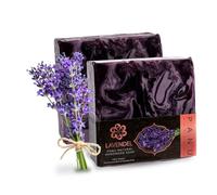 Panu Soaps Lavanda - Jabón de Ducha Vegano para Todo Tipo de Piel - Jabón Natural como Gel de Ducha Sólido y Champú Sólido - Jabón de Ducha Natural como Gel de Ducha Sólido