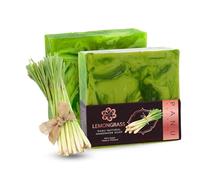 Panu Soaps Lemongrass - Jabón de Ducha Vegano para Todo Tipo de Piel - Jabón Natural como Gel de Ducha Sólido y Champú Sólido - Jabón de Ducha Natural como Gel de Ducha Sólido
