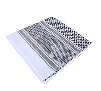 Pañuelo árabe para Hombres, Musulmán Dubai Casual Headwear Bufanda Musulmán Headcover Diadema Traje Tocado para Arabia Saudita Dubai Emiratos árabes Unidos Viajar (Cuadrado Negro)