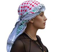 Pañuelo árabe Shemagh para la cabeza, transpirable, bufanda palestina, protección contra el polvo y el sol, bufandas de moda para hombre, palestino, versátil protección contra el polvo y el