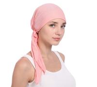 Pañuelo Cabeza Bambú Mujer Quimioterapia Preatado Suave Transpirable Turbano Cubrecabeza Caída Pelo