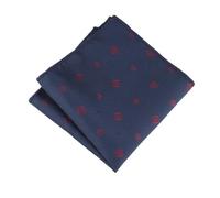 Pañuelo de bolsillo 2 pañuelos de bolsillo 24 cm, elegantes, poliéster, con estampado floral, color blanco y marrón, for caballero, for bodas, fiestas ocasiones especiales(Color24)