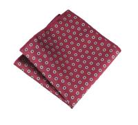 Pañuelo de bolsillo 2 pañuelos de bolsillo 24 cm, elegantes, poliéster, con estampado floral, color blanco y marrón, for caballero, for bodas, fiestas ocasiones especiales(Color3)