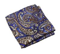 Pañuelo de bolsillo 2 pañuelos de bolsillo cuadrados moda for hombre, suaves, color marrón y verde, con lunares flores, for bodas negocios(Color4)