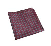 Pañuelo de bolsillo 2 pañuelos de bolsillo cuadrados moda for hombre, suaves, color marrón y verde, con lunares flores, for bodas negocios(Color16)