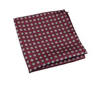 Pañuelo de bolsillo 2 pañuelos de bolsillo cuadrados moda for hombre, suaves, color marrón y verde, con lunares flores, for bodas negocios(Color17)