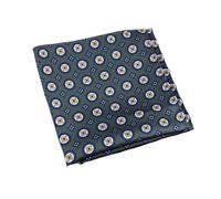 Pañuelo de bolsillo 2 pañuelos de bolsillo cuadrados moda for hombre, suaves, color marrón y verde, con lunares flores, for bodas negocios(Color20)